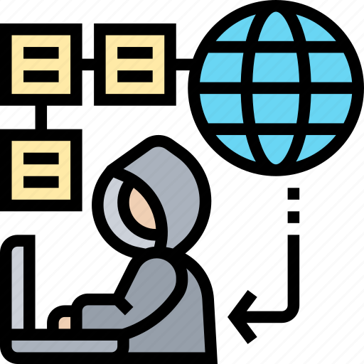 Remote, access, attack, ransomware, hacking icon - Download on Iconfinder