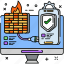 firewall, computer, attack, cyber, malware 