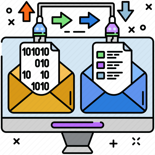 Decryption, decoding, reverse, process, switching, arrows icon - Download on Iconfinder