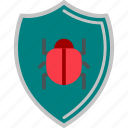 antivirus, protection, shield, safety, security, icon, cyber