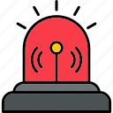 alert, siren, light, exclamation, lamp, warning, icon, cyber, security