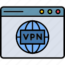 vpn, connectivity, global, icon, security, cyber