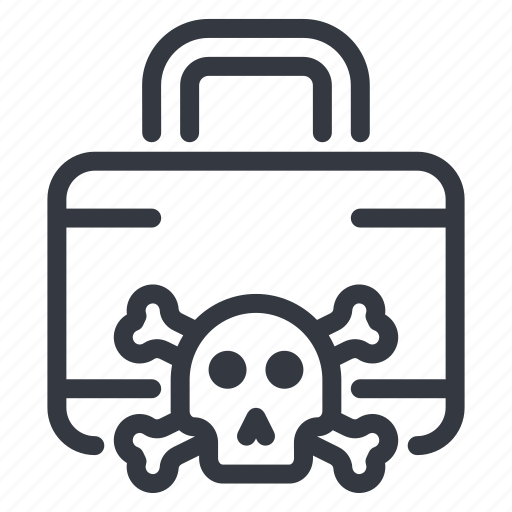 Cyber, hack, hacker, crime, lock, skull, padlock icon - Download on Iconfinder