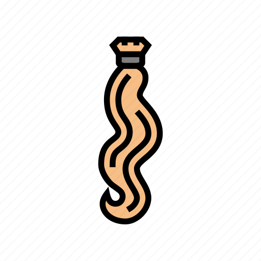 Curly, hair, accessory, extension, salon, procedure icon - Download on Iconfinder