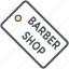 barber shop, barber tag, hair salon, hairdressing, salon, shop tag 