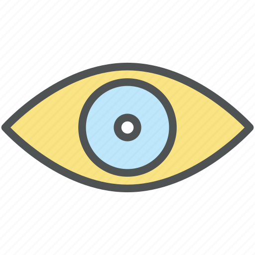 Eye, look, ratina, see, view, visible icon - Download on Iconfinder