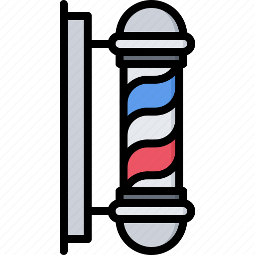 Barber, barbers, barbershop, hair, hairstyle, pole icon - Download on Iconfinder