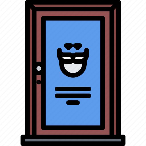 Barber, barbershop, door, hair, hairstyle, sign icon - Download on Iconfinder
