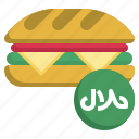 sandwich, meal, bread, food, restaurant