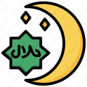 crescent, food, restaurant, islamic, moon 