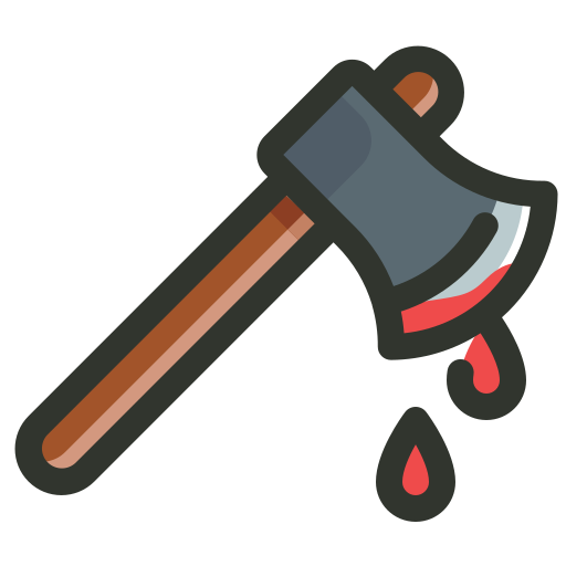 Axe, bloody, halloween, weapon icon - Free download