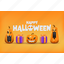 halloween, background, pumpkin, monster, cartoon 