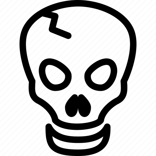 Skull, bones, danger, scary, skeleton icon - Download on Iconfinder