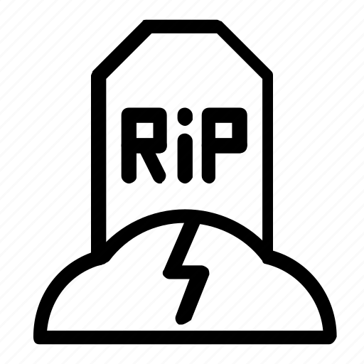 Grave, halloween, tombstone icon - Download on Iconfinder