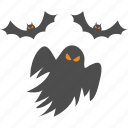 halloween, bats, ghost