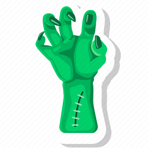 Evil, halloween, hand, monster, undead, zombie icon - Download on Iconfinder