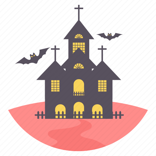 Bat, ghost, halloween, house, scary, spooky icon - Download on Iconfinder