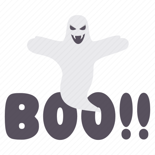 Boo, ghost, halloween, horror, scary, spooky icon - Download on Iconfinder