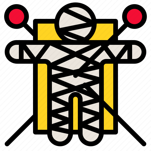 Doll, magic, needle, voodoo, witchcraft icon - Download on Iconfinder