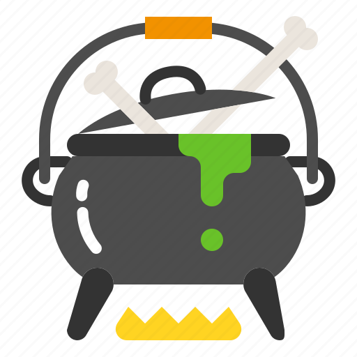 Cauldron, magic, pot, potion, witchcraft icon - Download on Iconfinder