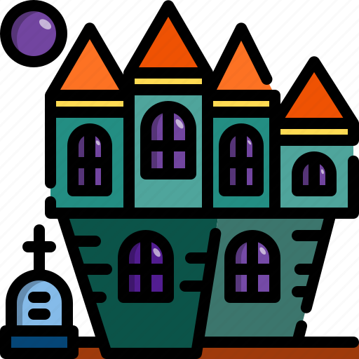 Architecture, building, castle, creepy, ghost, halloween, house icon - Download on Iconfinder