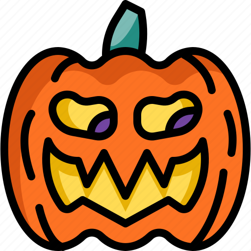 Creepy, decoration, face, halloween, head, monster, pumpkin icon - Download on Iconfinder