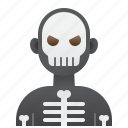 avatar, halloween, monster, skeleton, spooky