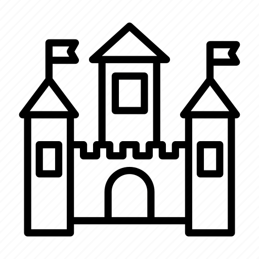 Building, castle, ghost, house, old, resident, scary icon - Download on Iconfinder