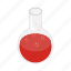 accessory, beverage, bottle, cartoon, isometric, potion, red 