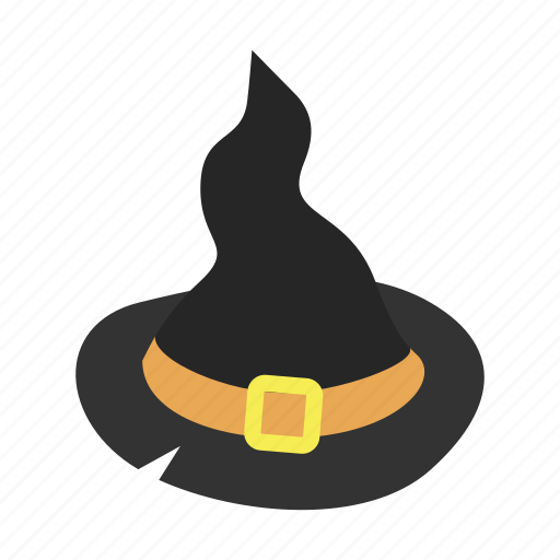 Cap, cartoon, halloween, hat, isometric, magic, witch icon - Download on Iconfinder