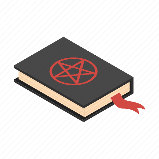 Alchemy, book, cartoon, isometric, magic, satan, spell icon - Download on Iconfinder