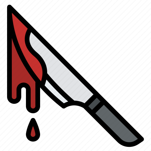 Bloody, halloween, kill, knife, scary icon - Download on Iconfinder