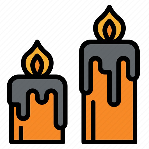 Candles, halloween, light, warm icon - Download on Iconfinder