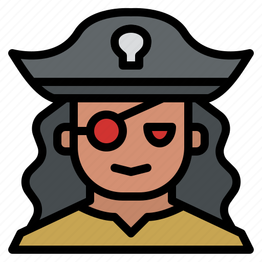 Costume, halloween, hat, pirate icon - Download on Iconfinder