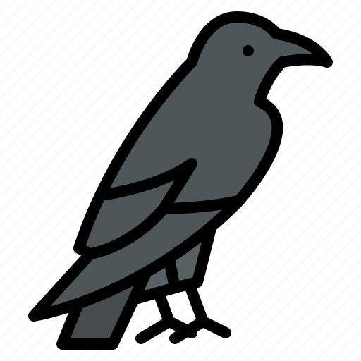 Bird, halloween, horror, raven icon - Download on Iconfinder