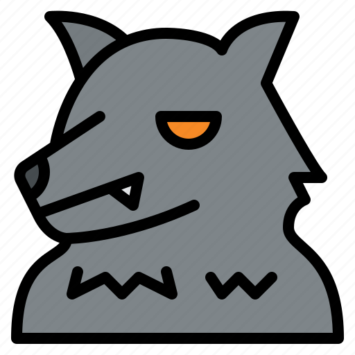 Hallween, horror, scary, werewolf icon - Download on Iconfinder