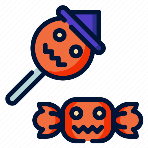 Candy, halloween, horror, pumpkin, scary icon - Download on Iconfinder