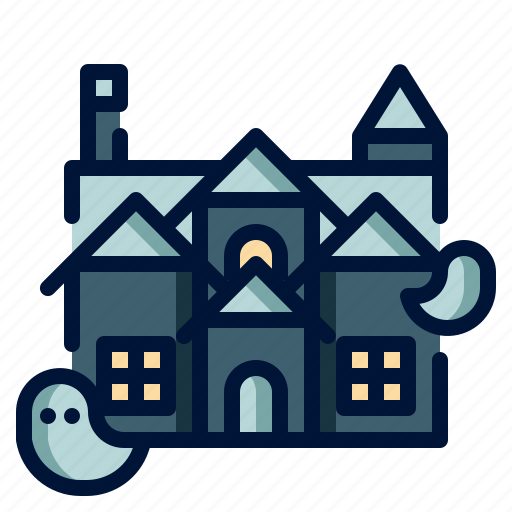 Ghost, halloween, haunted house, horror, house, scary icon - Download on Iconfinder