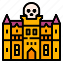 building, castle, haunted, spooky, vampire