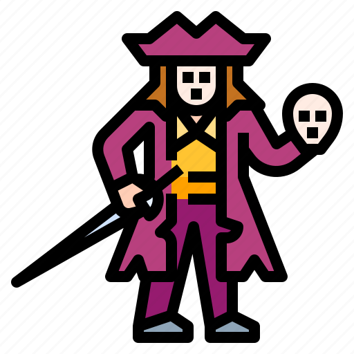 Evil, ghost, monster, pirate, zombie icon - Download on Iconfinder