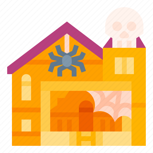 Celebration, haunted, house, scary, spooky icon - Download on Iconfinder