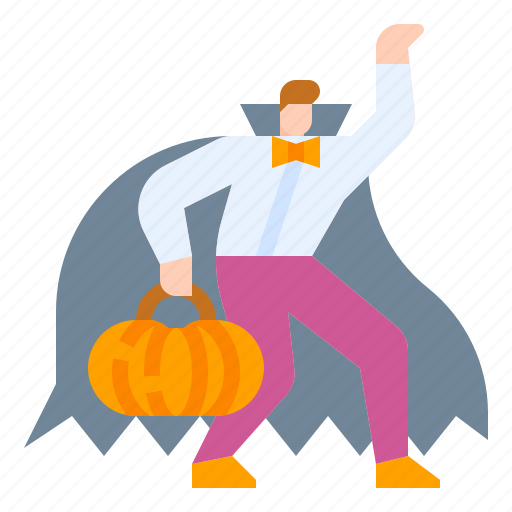 Dracula, monster, or, spooky, treat, trick, vampire icon - Download on Iconfinder