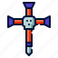 cross, crucifix, death, halloween, skull 