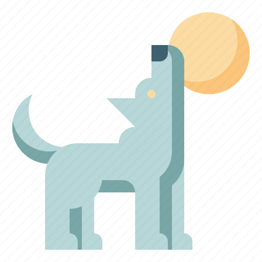 Dog, halloween, monster, moon, wolf icon - Download on Iconfinder