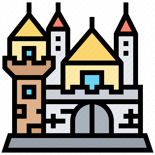 Abandoned, castle, fairytale, haunted, mansion icon - Download on Iconfinder