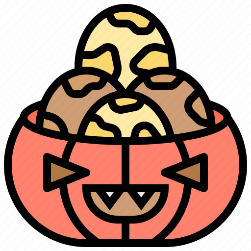 Biscuit, candy, cookies, pumpkin, sweet icon - Download on Iconfinder