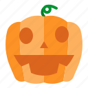 face, fear, horror, pumpkin, smiling