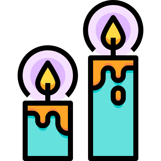 Candles, light, halloween, flame, illumination icon - Free download