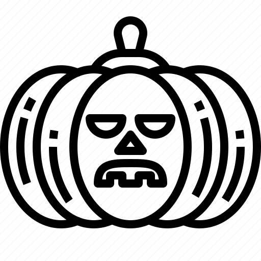 Horror, halloween, spooky, pumpkin, tear icon - Download on Iconfinder