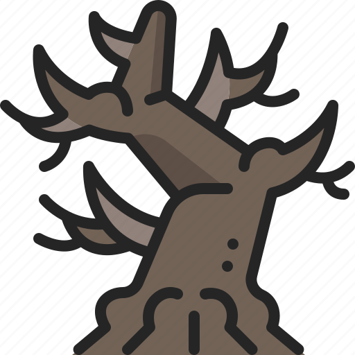 Tree, dead, plant, forest, dry, nature icon - Download on Iconfinder
